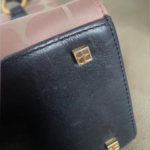 Kate Spade Small Tote Shoulder Bag in Gold and Black with Classic Print - Picture 10 of 14